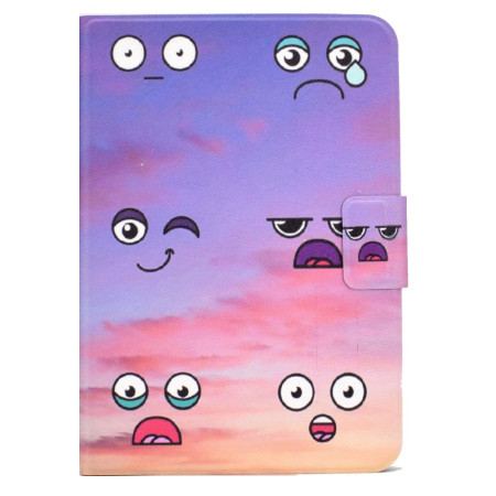 Fodral iPad (2025) Roliga Ansikten