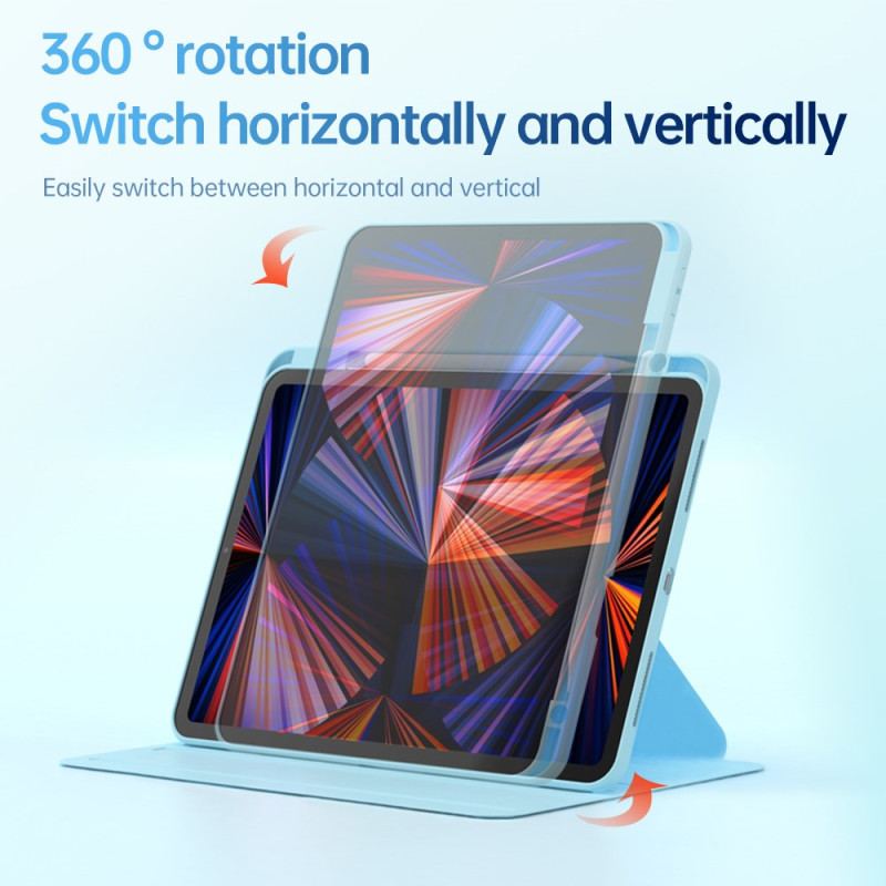 Fodral iPad (2025) Roterande Stativ Och Pastellfärgat Skydd