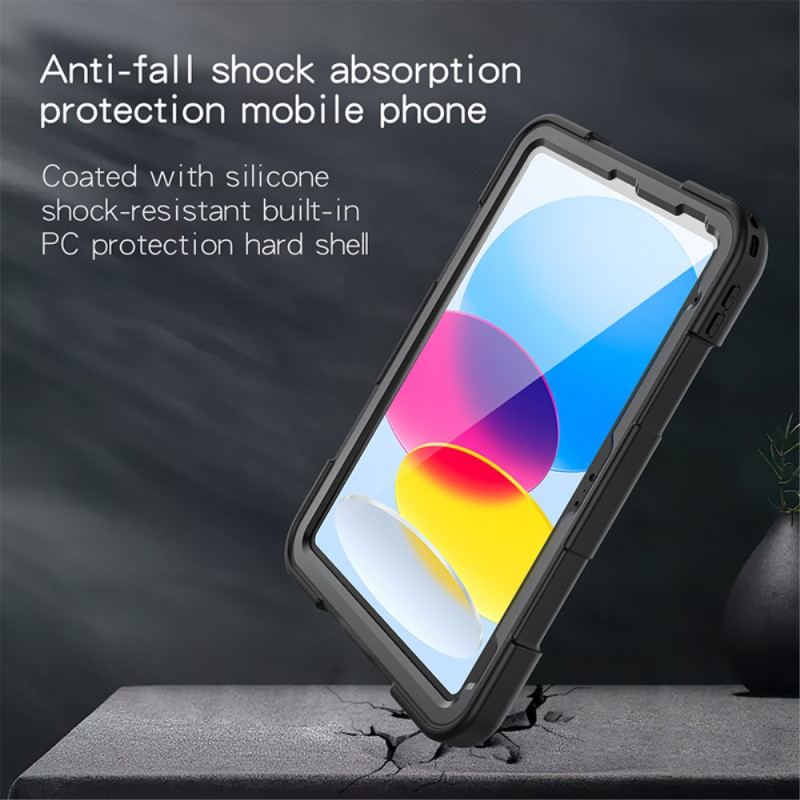 Ip68 Vattentätt Fodral För iPad (2025) / 10.9 (2022) Ip68 Vattentätt Stativ Och Rem