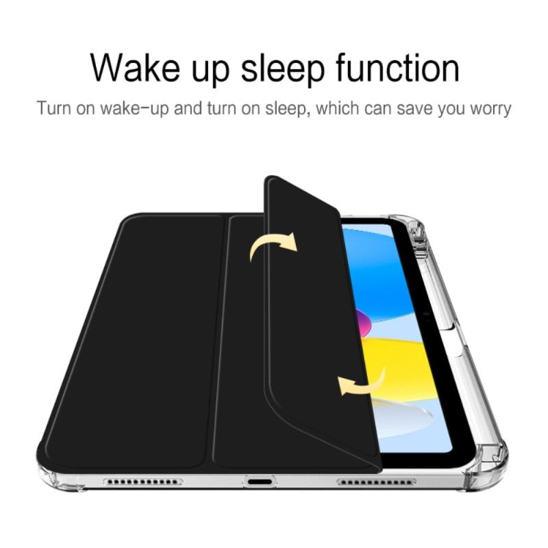 iPad (2025) Transparent Baksida Med Stylushållare