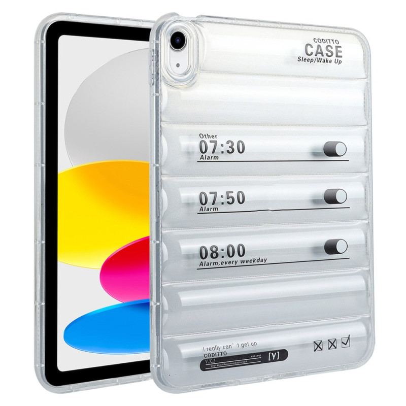 Skal För iPad (2025) Mönster Med Vadderad Jacka