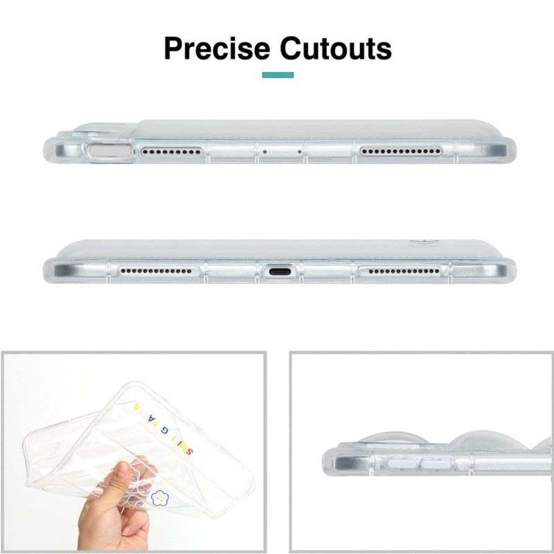 Skal För iPad (2025) Mönster Med Vadderad Jacka