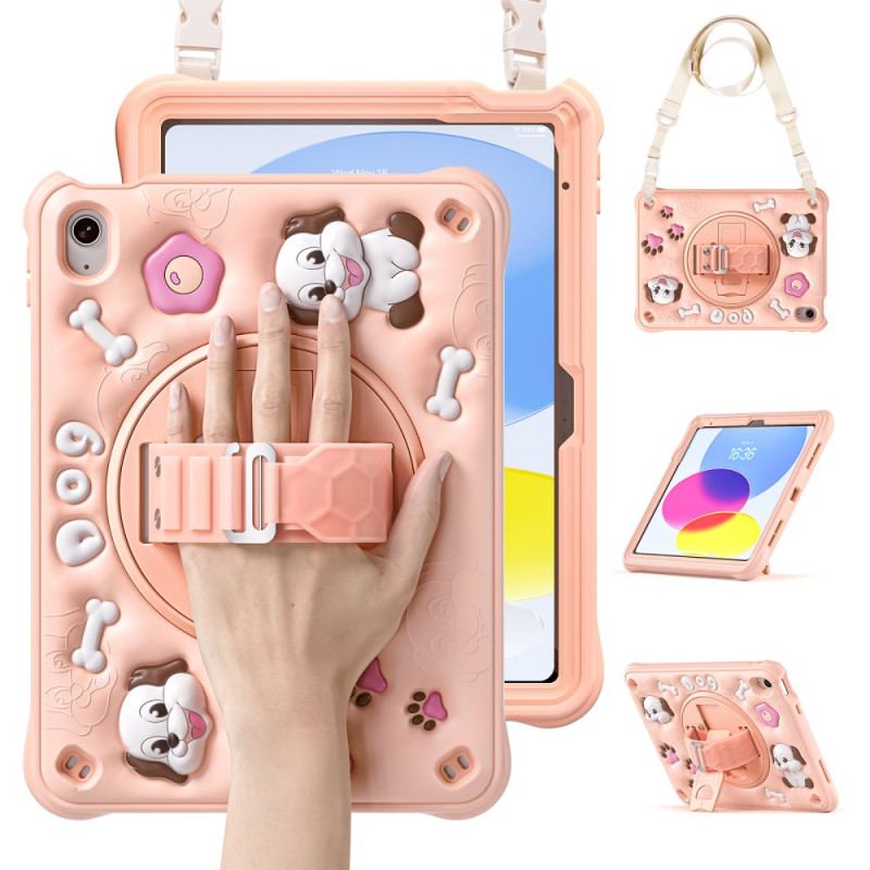 Skal iPad (2025) Axelrem Och Stativ För Hund För Barn