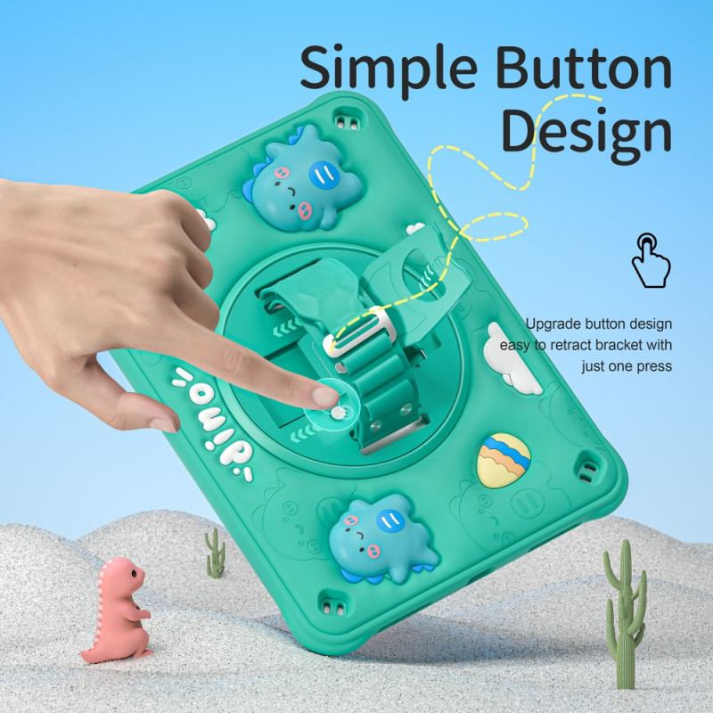 Skal iPad (2025) Barn Dinosaurierem Och Stöd