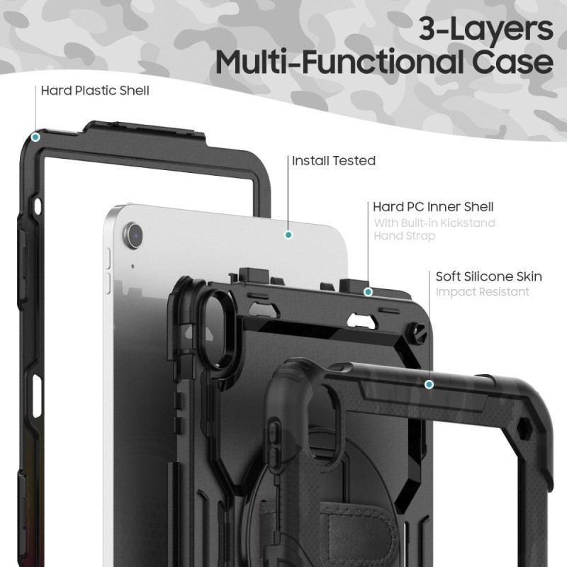 Skal iPad (2025) Fullt Skydd Med Axelrem