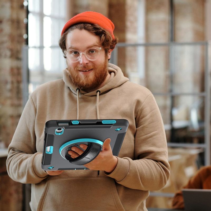 Skal iPad (2025) Robust Med Roterande Stativ