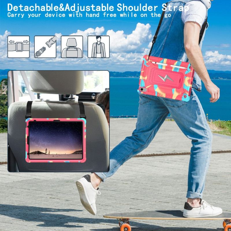 Skal iPad (2025) Trippelskydd Med Axelrem