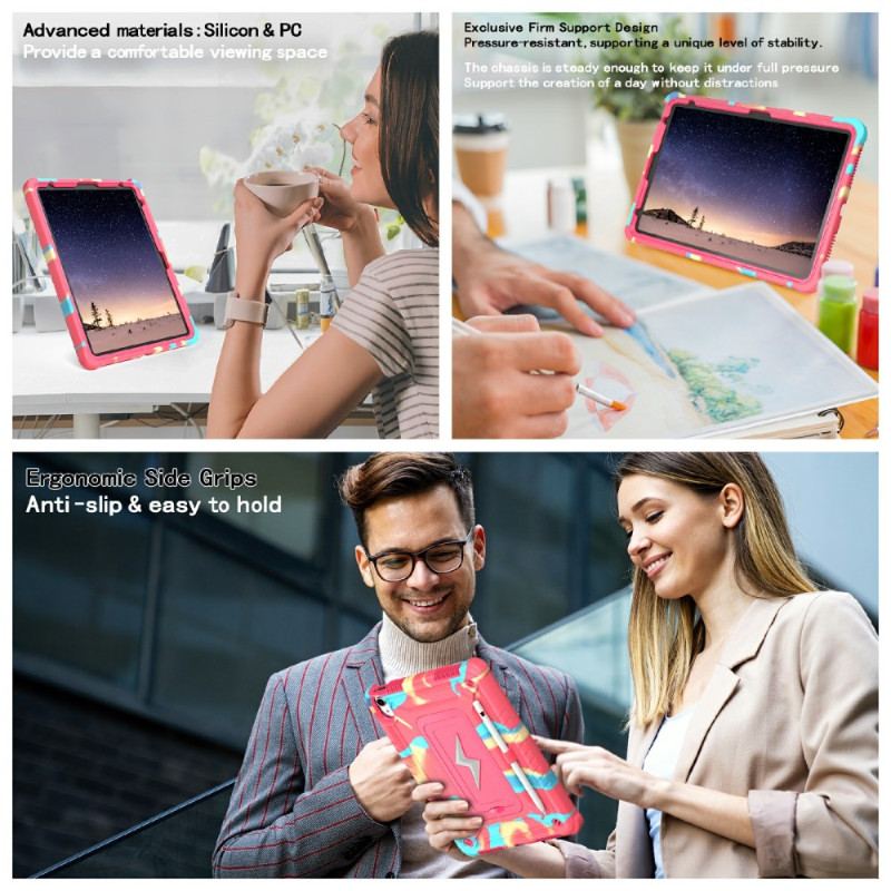 Skal iPad (2025) Trippelskydd Med Axelrem