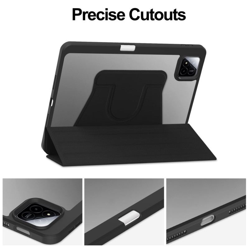 Case Xiaomi Pad 7 / 7 Pro Telefonfodral Lädereffekt Med Roterande Stativ