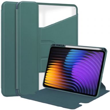 Fodral Xiaomi Pad 7 / 7 Pro Lädermodell Med Roterande Stativ