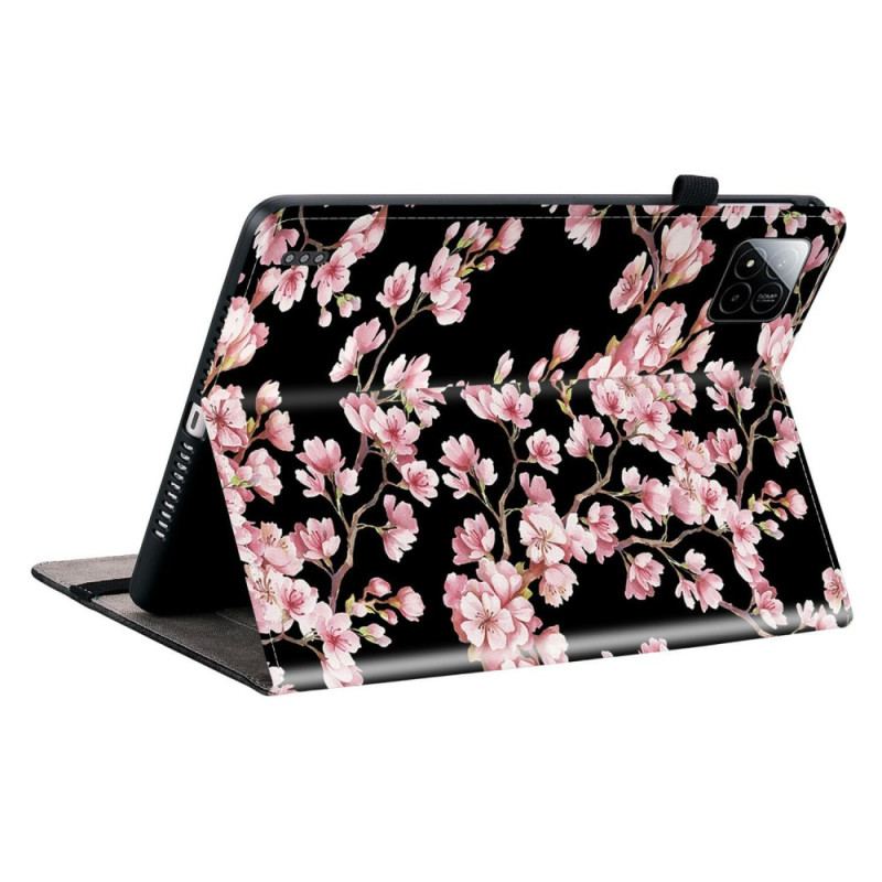 Fodral Xiaomi Pad 7 / 7 Pro Plommonblommor