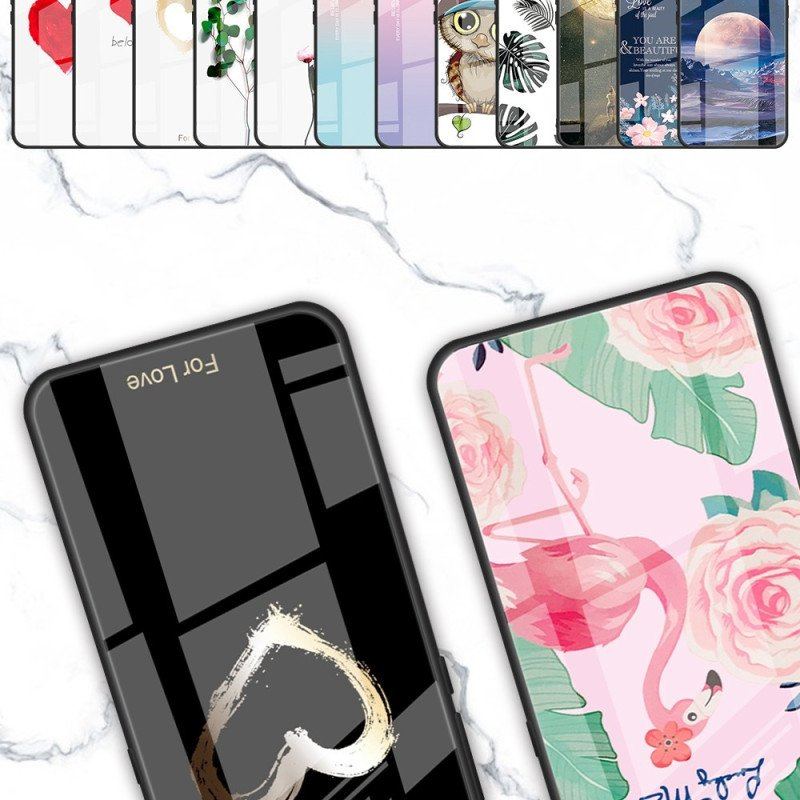 Skal Oppo Reno 8 Hjärta I Härdat Glas